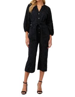 Style 1-3811231229-70 Cleobella Black Size 0 Sleeves Pockets Jumpsuit Dress on Queenly