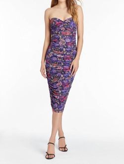 Style 1-3908466602-70 Amanda Uprichard Purple Size 0 1-3908466602-70 Sweetheart Cocktail Dress on Queenly