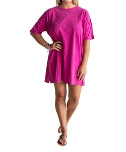 Style 1-3974648354-3236 Z Supply Pink Size 4 Magenta Cocktail Dress on Queenly