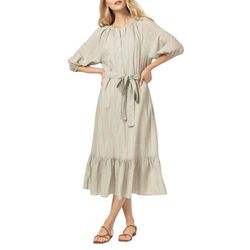 Style 1-3981434213-74 Lilla P Nude Size 4 Sleeves Cocktail Dress on Queenly