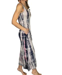 Style 1-3985747837-149 White Birch Blue Size 12 Plus Size Spandex Jersey Pockets Straight Dress on Queenly