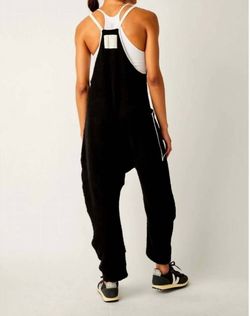 Style 1-4229062069-149 Free People Black Size 12 Sorority Pockets Plus Size Jumpsuit Dress on Queenly