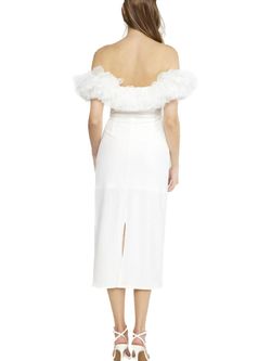 Style 1-455805873-149 entro White Size 12 Tall Height Tulle Cocktail Dress on Queenly