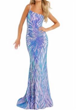 Style 1-601947982-238 JOVANI White Size 12 Prom Free Shipping Polyester Tall Height Straight Dress on Queenly