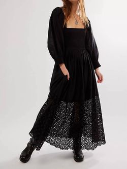 Style 1-612215493-70 Free People Black Size 0 Tall Height Sleeves Fitted Cocktail Dress on Queenly