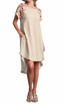 Style 1-779810149-892 umgee Nude Size 8 High Low Speakeasy Mini Cocktail Dress on Queenly