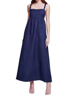 Style 1-954270950-649 L'Agence Blue Size 2 Floor Length Jersey Tall Height Straight Dress on Queenly