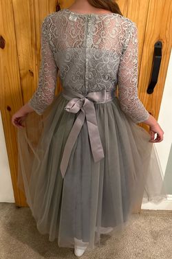 Gray Straight Dress on Queenly