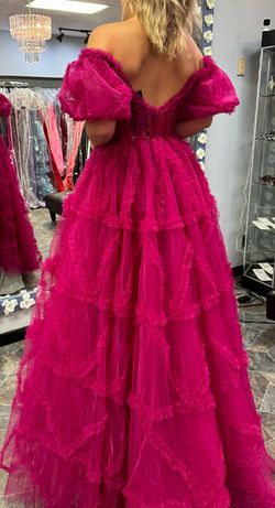 Alamour The Label Pink Size 6 Floor Length Ball gown on Queenly