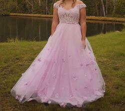 Style #43016 Mori Lee Purple Size 2 #43016 Prom 50 Off Ball gown on Queenly