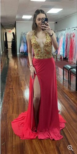 Primavera Couture Red Size 0 Straight Dress on Queenly