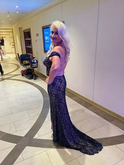 Johnathan Kayne Multicolor Size 8 Nightclub Holiday Ball Floor Length Mermaid Dress on Queenly