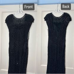 Style 52312 Sherri Hill Black Tie Size 10 52312 50 Off Straight Dress on Queenly