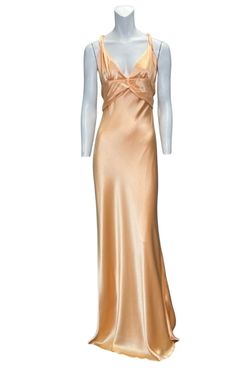 Style D99 Issue New York Yellow Size 10 D99 Floor Length Straight Dress on Queenly