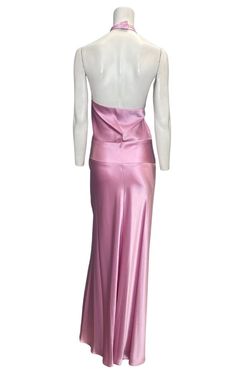 Style D48 Issue New York Light Pink Size 8 Backless Side slit Dress on Queenly
