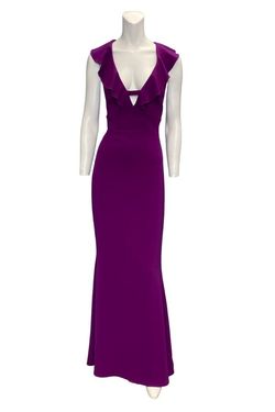 Style 11652 Issue New York Pink Size 6 Magenta Black Tie Prom 11652 Side slit Dress on Queenly