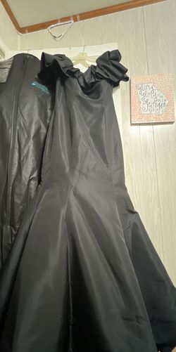 Sherri Hill Black Size 12 Floor Length Pageant Plus Size Mermaid Dress on Queenly