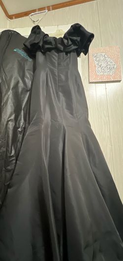 Sherri Hill Black Size 12 Floor Length Pageant Plus Size Mermaid Dress on Queenly