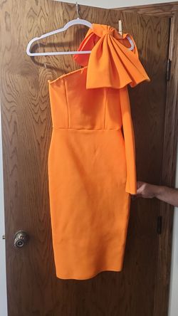 Bella Barnett Orange Size 8 50 Off Military Straight Dress on Queenly