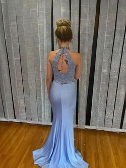 Blue Size 00 Straight Dress on Queenly