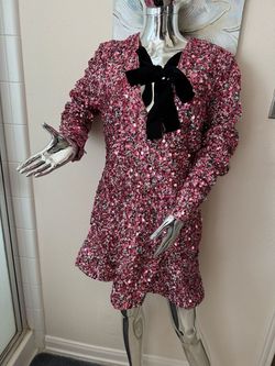 H&N Pink Size 12 Sleeves A-line Dress on Queenly
