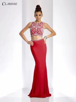 Clarisse Red Size 0 Floor Length Straight Dress on Queenly