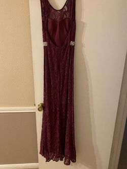 Jodi Kristopher Red Size 5 Swoop A-line Dress on Queenly