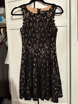 City Studio Black Size 2 High Neck Wedding Guest Cocktail Dress on Queenly