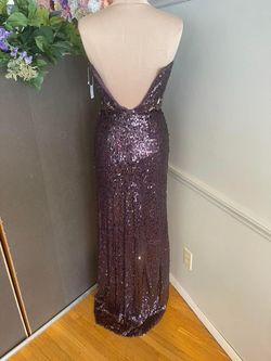 Purple Size 4 Side slit Dress on Queenly