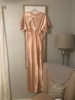 Birdy Gray Nude Size 8 Jersey 70 Off Grey Side slit Dress on Queenly