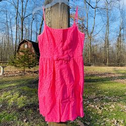 Lilly Pulitzer Pink Size 6 Mini Swoop Embroidery Cocktail Dress on Queenly