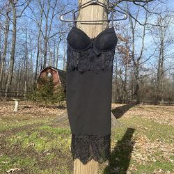 Binashe Black Size 8 Cut Out Corset Cocktail Dress on Queenly