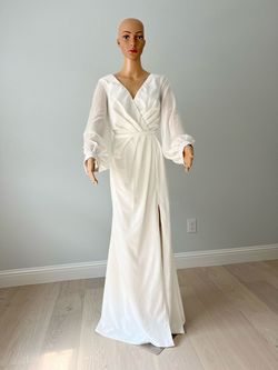 White Size 20 Straight Dress on Queenly