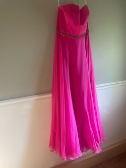 Sherri Hill Pink Size 16 Medium Height Military A-line Dress on Queenly