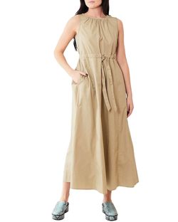 Style 1-1188927493-74 XIRENA Nude Size 4 Keyhole 1-1188927493-74 Pockets Cocktail Dress on Queenly