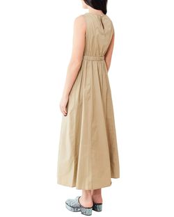 Style 1-1188927493-892 XIRENA Nude Size 8 Pockets A-line Keyhole Cocktail Dress on Queenly