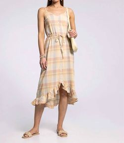 Style 1-1258901361-74 Thread & Supply Yellow Size 4 Spaghetti Strap Tall Height Free Shipping Cocktail Dress on Queenly