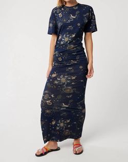 Style 1-1291904715-74 CHUFY Blue Size 4 1-1291904715-74 Tall Height Navy Cocktail Dress on Queenly