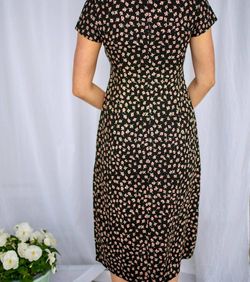Style 1-1393976749-892 Motel Rocks Black Size 8 Print Tall Height Cocktail Dress on Queenly