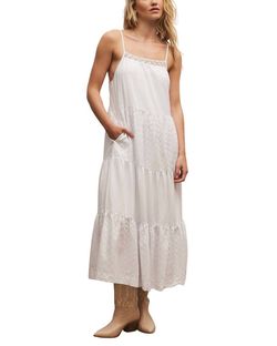 Style 1-1414120229-149 Z Supply White Size 12 Pockets Bridal Shower Cocktail Dress on Queenly
