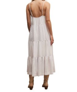 Style 1-1414120229-1691 Z Supply White Size 16 Bachelorette Spaghetti Strap Lace Cocktail Dress on Queenly