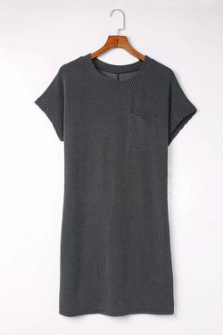 Style 1-1441239101-149 dear lover Gray Size 12 Grey Polyester Plus Size Cocktail Dress on Queenly