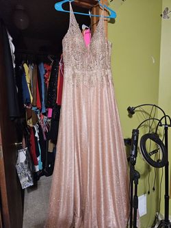 Cinderella Divine Pink Size 6 Pageant Ball gown on Queenly