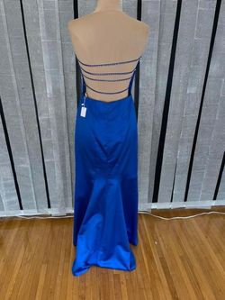 Blue Size 4 Side slit Dress on Queenly