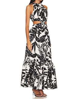 Style 1-1629371982-149 STEVE MADDEN Black Size 12 Keyhole Military Cut Out Floor Length Straight Dress on Queenly