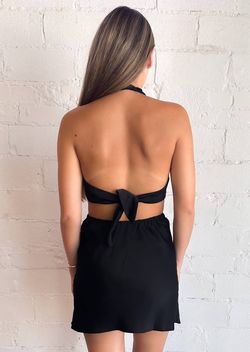 Style 1-1673228832-149 OLIVACEOUS Black Size 12 Mini Tall Height Cocktail Dress on Queenly