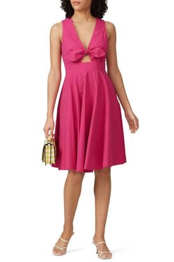 Style 1-1794398087-649-1 Slate & Willow Pink Size 2 Barbiecore Pockets Cocktail Dress on Queenly