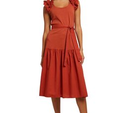 Style 1-1799222907-74 Nation LTD Orange Size 4 Tall Height Cocktail Dress on Queenly