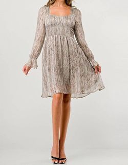 Style 1-2001901365-149 Meet Me in Santorini Gray Size 12 Mini Cocktail Dress on Queenly