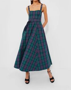 Style 1-21333005-1498 HUNTER BELL Green Size 4 Polyester Flare Belt Cocktail Dress on Queenly